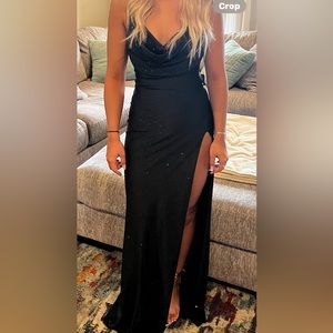 La Femme Black prom dress, size 00/0